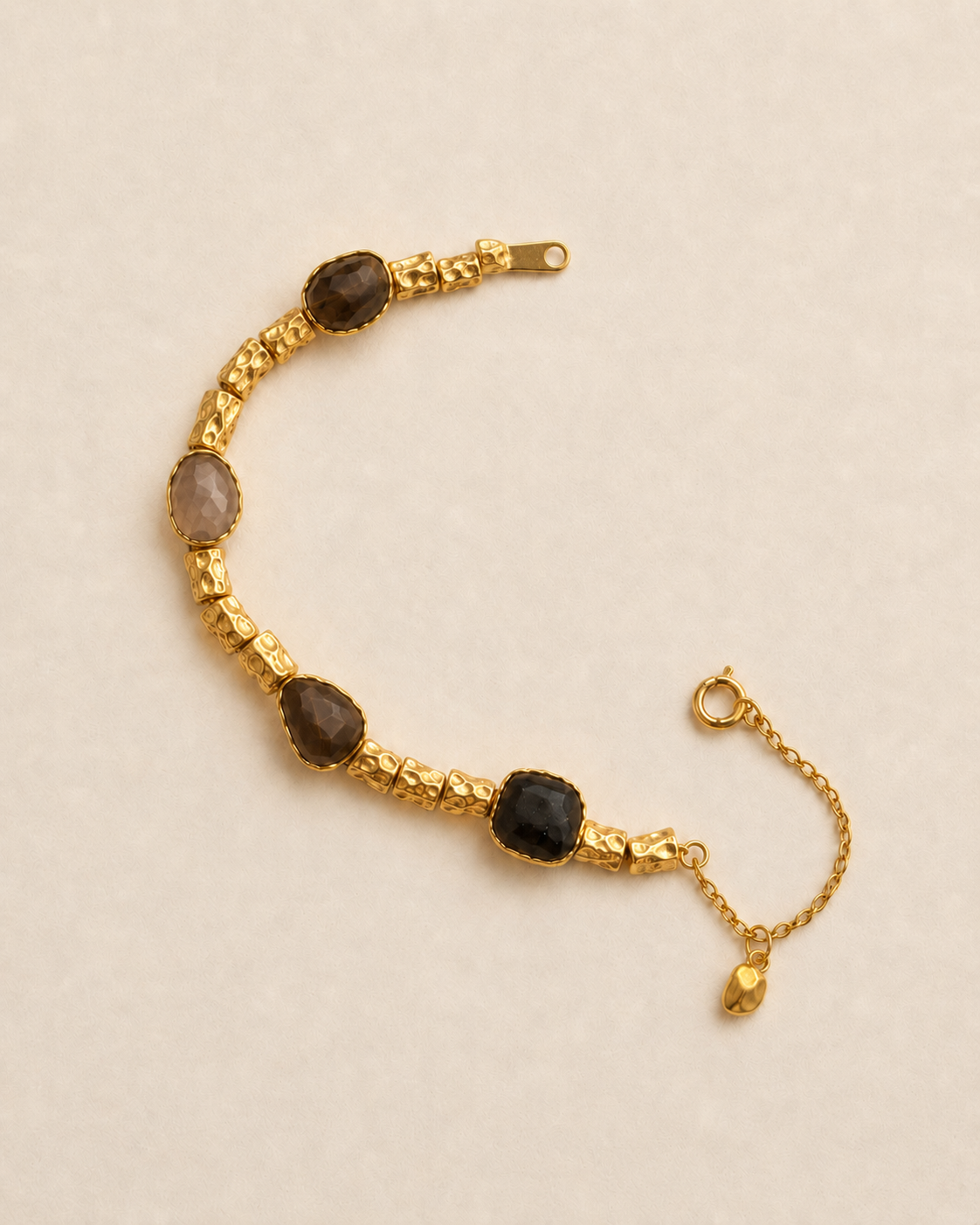 Romy Bracelet — Brown Crystal